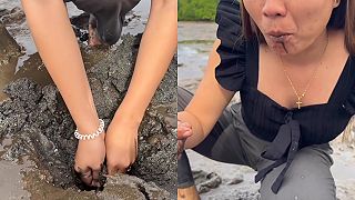 video Žena je skutočná KAJŠMENTKE!