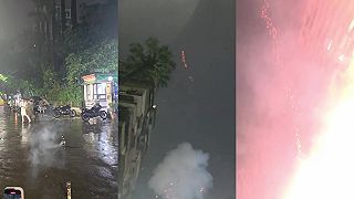 video Odpaľovanie lacného ohňostroja v Indii