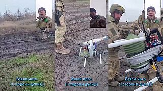 Zneškodnenie ruského FPV-čka na optickom vlákne