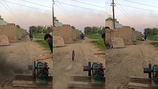 video Štart malého naftového motora pomocou motorky! (Pakistan)