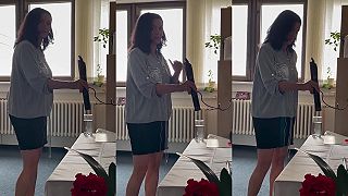 video Slovenka „fénovala” vodu aby z nej vyrobila živú vodu!