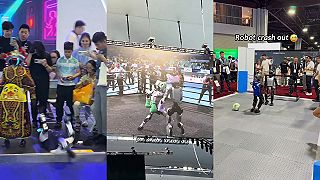 video Krátka kompilácia humanoidných robotov, ktorí zlyhali