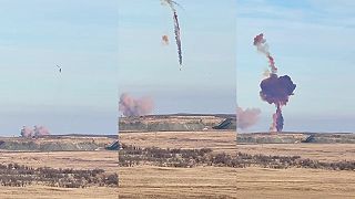 video Havária ruskej balistickej rakety