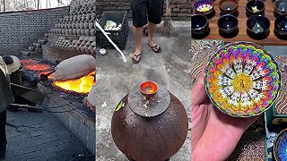 video Špeciálna chemická úprava dodáva tejto keramike farby