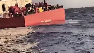 Potápajúci sa tanker ruskej tieňovej flotily M/T Mersin