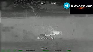 Ruskí operátori dronov zo 68. divízie ničia ukrajinskú techniku pri Kupjansku