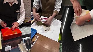 video Ako to len tí Japonci balia tie balíky?