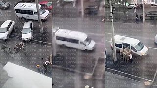 Násilná mobilizácia na Ukrajine v meste Dnepropetrovsk