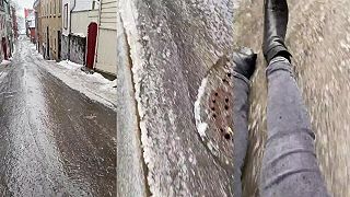 Čo treba urobiť, keď je vonku poľadovica? Vytiahnuť telefón!