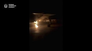 SU-27 a Su-30 zhoreli na ruskom letisku