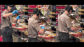 video Pracovník týždňa vo fastfoode