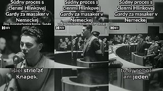 video Súdny proces s členmi Hlinkovej gardy za masaker v
Nemeckej