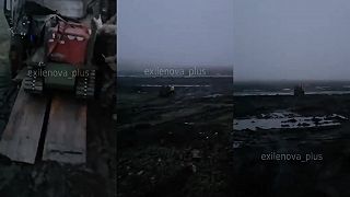 Ruský pozemný logistický dron s dlhým dojazdom