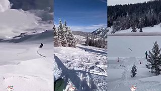 video Divoká lyžiarska kompilačka