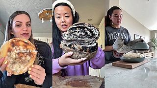 Pozrite sa na môj prvý kváskový chlebík!