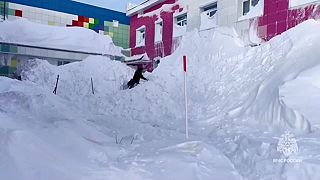 video Na ruskom polostrove Kamčatka nasnežilo najviac za posledných 30 rokov
