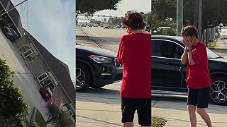 video Agresívna žena schytala slušnú dávku obranného spreju