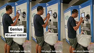 Video ukazuje muže, který našel způsob, jak recyklovat a vydělat si peníze navíc
