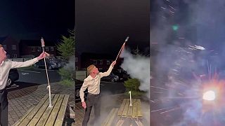 video Keď ryšavý William odpaľuje rakety, stojí to za to!