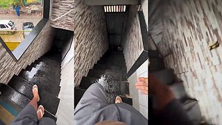 video Dať na schody leštený kameň nebol najlepší nápad