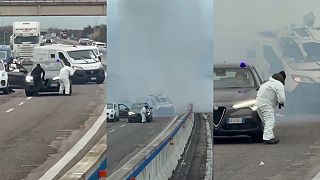 video Lupiči v Taliansku použili na otvorenie obrneného transportéru trhavinu!