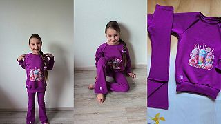 Tepláková súprava - mikina a zvonové legíny