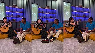 video Will Smith s nemým úžasom sledoval poľského gitaristu menom Marcin Patrzalek