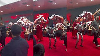 Pozor! Roboti v Číně nejen cvičí kung-fu, ale i tančí na párty.