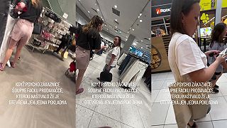 video „Zmiz, ty MRŠINO!” - psycho zákazníčka udrela v obchode v Prahe predavačku