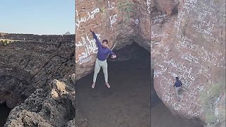 video Sleduj toho blázna, ako lezie do tej jamy, v minulom živote bol koza!