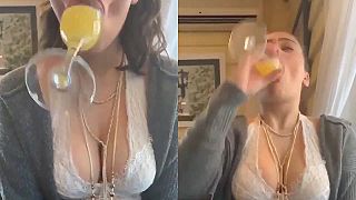 video A ja pijem džús takto!