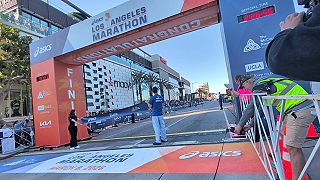 video A víťazom Losangelského maratónu sa stáva ..