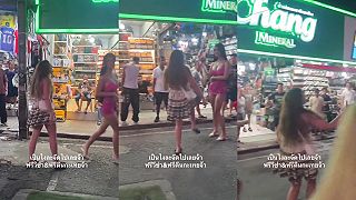 video Turistka obťažovala na ulici v Thajsku „pracovníčku”, karma prišla veľmi rýchlo