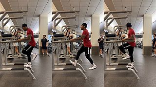 video Idem si dať jednu sériu imaginárneho bežeckého pásu!