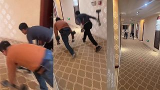 video A vy dvaja čo sa hádžete o zem? Šponujeme koberec!