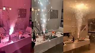 video Aký ebnutý musíš byť, keď zapáliš v byte pyrotechnický vulkán?