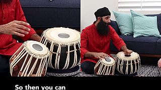 video Učiteľ bubnovania na tabla bubnoch: každý úder má svoje meno!