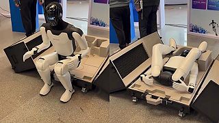 video Robot, daj sa do prepravnej polohy