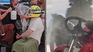 video Zábery z natáčania filmu o legendárnom F1 pretekárovi Ayrtonovi Sennovi