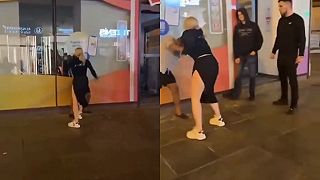Moslimská spodina dostala lekciu od bielej ženy