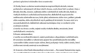 Spoločný článok 3 Ženevských dohovorov a DEW