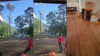 video Spiľovanie vysokého stromu sa nezaobišlo bez vedľajších škôd