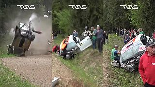 video Vážna nehoda na Rally Aukštaitija (Litva) 2026