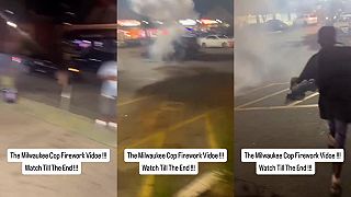 Policajt zranený ohňostrojom na ulici v Milwaukee