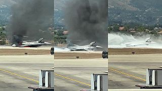 Grécka stíhačka F-16 núdzovo pristála Zakynthos