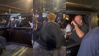 Protestujúci napadli rodinu v aute za podporu ICE v Los Angeles