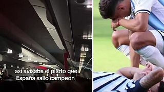video Španielsky pilot si vystrelil z Argentíncov na palube, oznámil im, že vyhrali