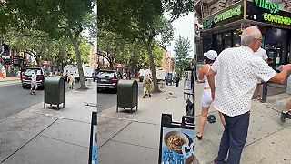 Divoká pouličná bitka v newyorskej štvrti East Village prerástla do chaosu