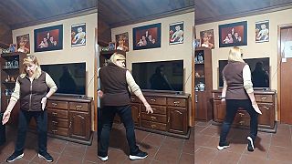video 64-ročná Argentínčanka Alicia Arias ide bomby! (Michael Jackson)