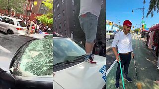 Chaos na bronxskom festivale: bitky, vandalizmus a útoky na políciu